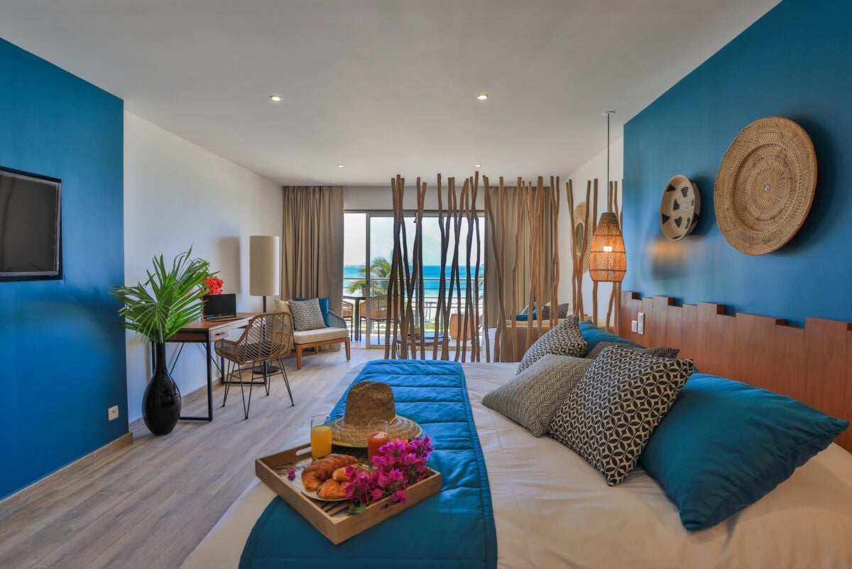 Orient Beach Hotel junior suite with ocean view