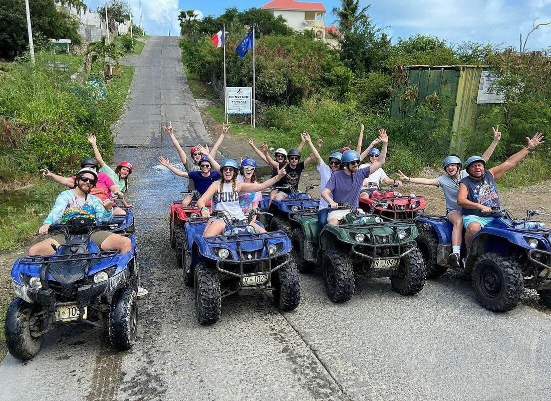 Guided ATV tour in St Maarten