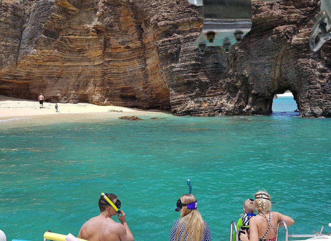 Eagle Tours tropical catamaran snorkeling and beach tour in St Maarten