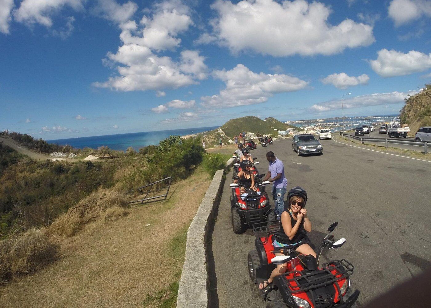 Blue Bubbles guided ATV adventure in St Maarten