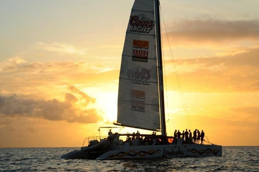 Lambada sunset sail in St Maarten