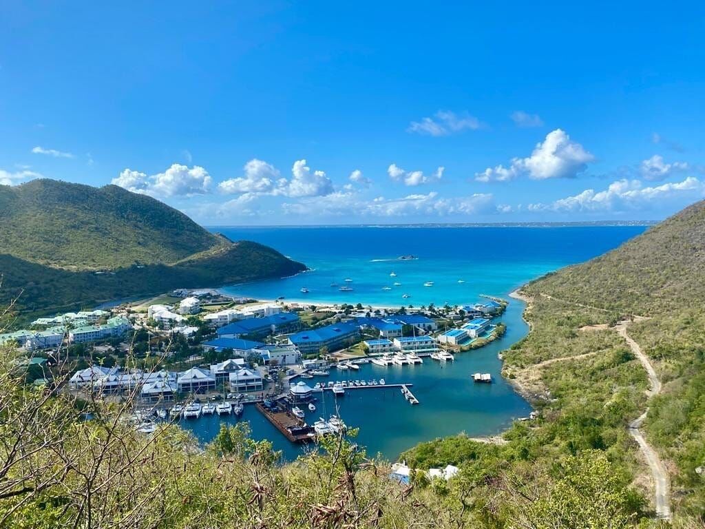 Anse Marcel marina in Saint Martin