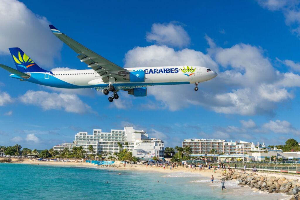 Vol direct Paris Saint-Martin SXM