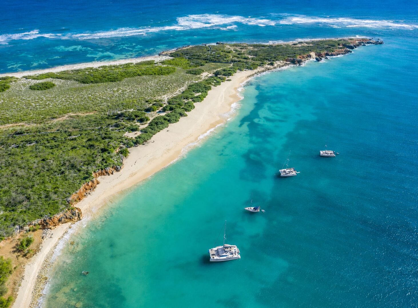 Tintamarre Island seen from above
