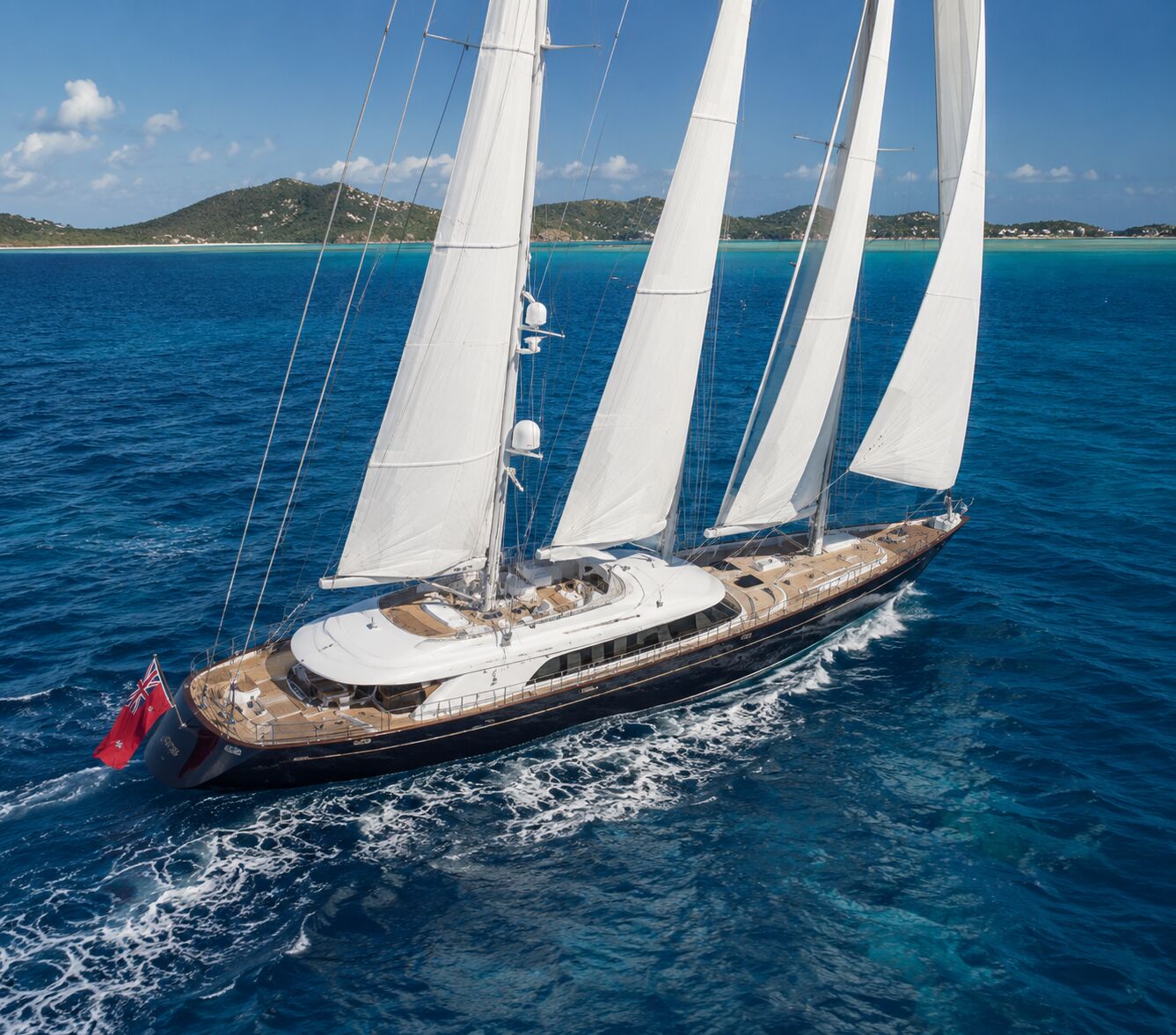 ALMYRA II — Perini Navi 161ft sailing superyacht Saint Martin