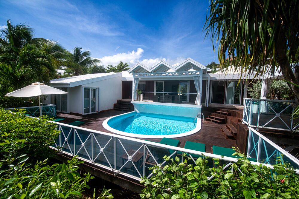 Clothing optional villas in St Martin