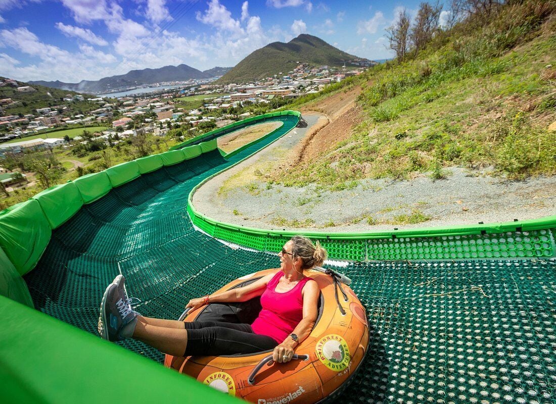 Big Three zipline package at Rainforest Adventures St Maarten