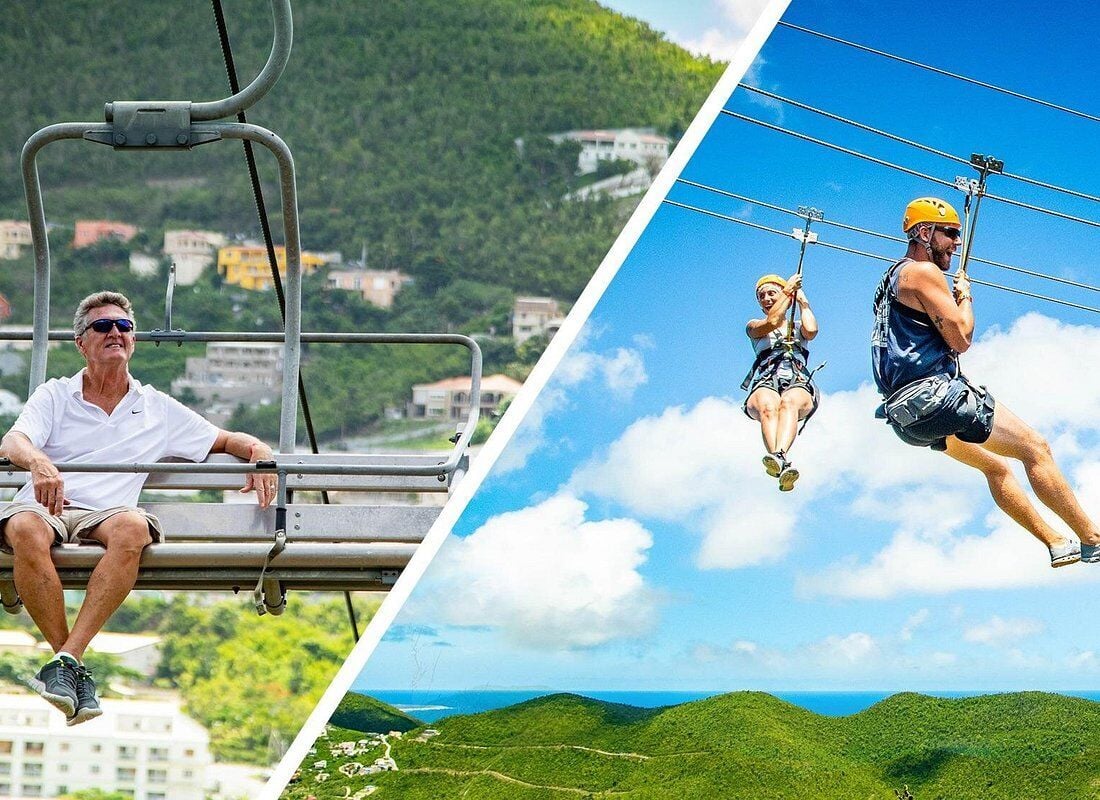 Sentry Hill Zipline at Rainforest Adventures St Maarten
